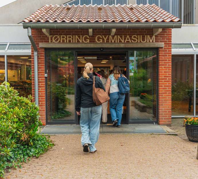 Indgangsparti Tørring Gymnasium